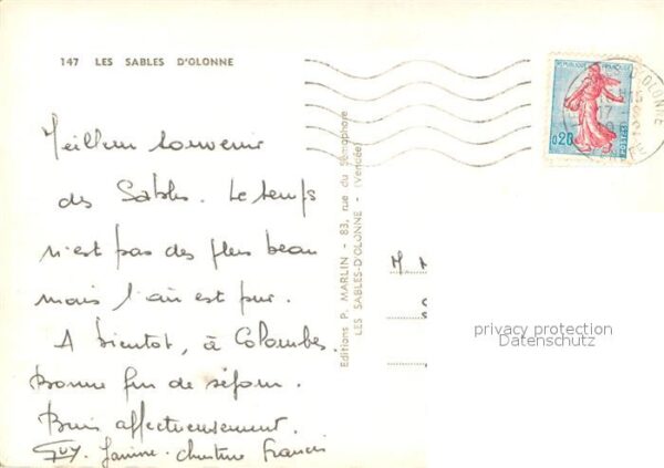 Les Sables-d Olonne Vues d_ensemble Boulevard Plage Piscine – Bild 2