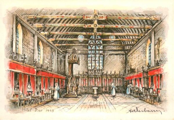 Beaune 21 Grande Salle de l_Hôtel Dieu Peinture K