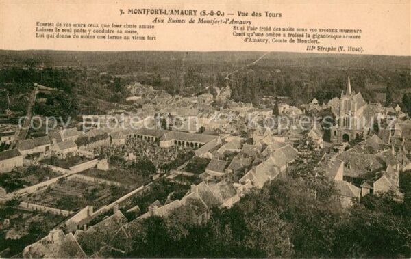 Montfort-l Amaury Vue des tour