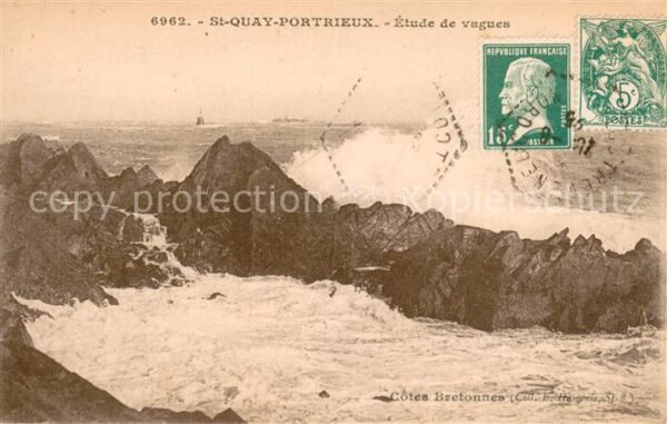 Saint-Quay-Portrieux Etude de vagues