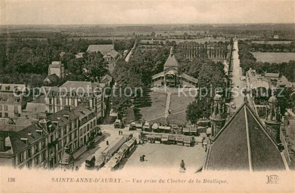 Sainte-Anne-d Auray Vue prise du clocher de la basilique