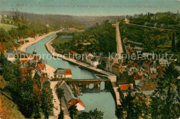 Dinan 22 Vue Generale sur la Rance prise de la T