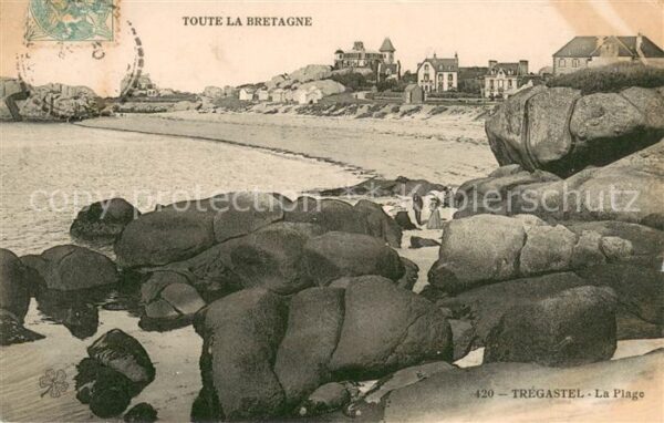 Tregastel La plage