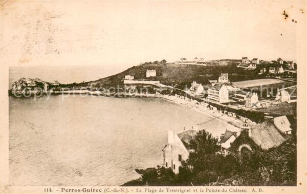Perros-Guirec La Plage de Trestrignel et la Pointe du