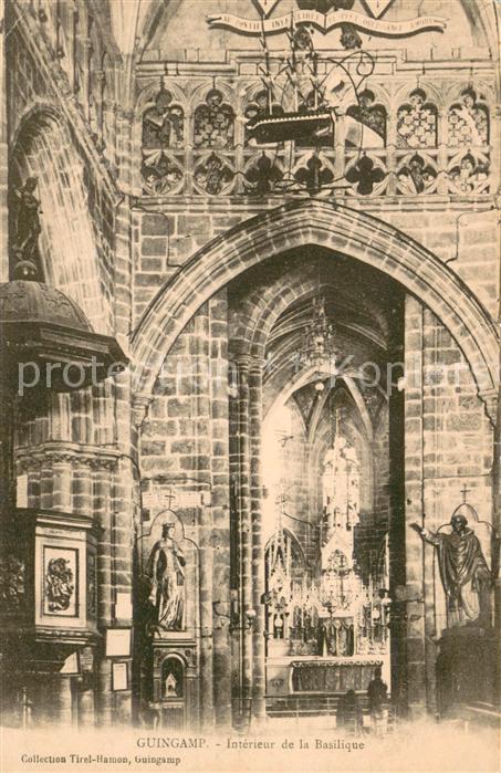 Guingamp 22 Intérieur de la basilique