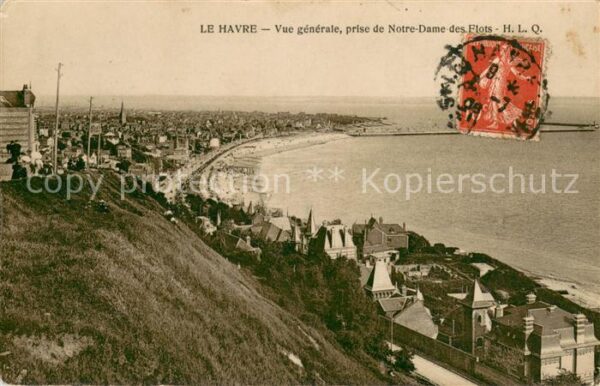 Le Havre Vue Generale prise de Notre Dame des Fl
