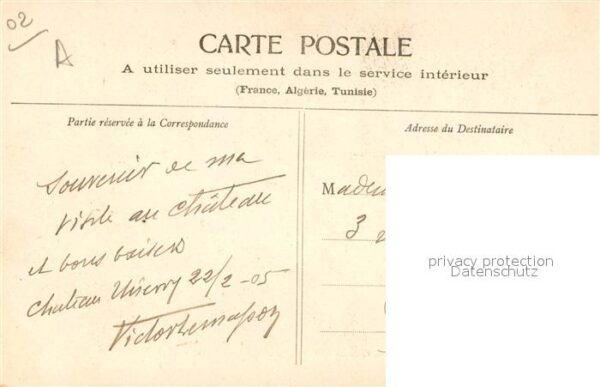 Chateau-Thierry Porte du Chateau fort détruit pendant l – Bild 2