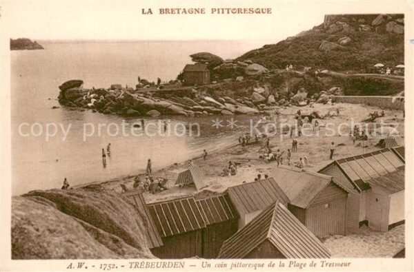 Trebeurden Un coin pittoresue de la Plage de Tresm