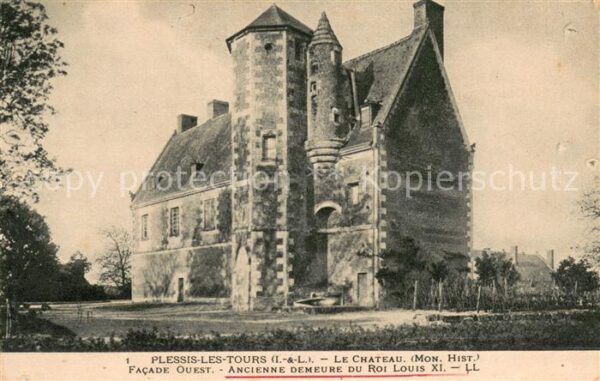 Plessis-les-Tours Chateau Monument historique ancienne de