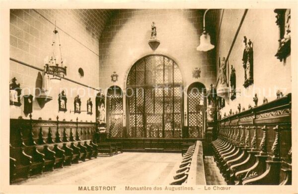 Malestroit Monastère des Augustins le choeur