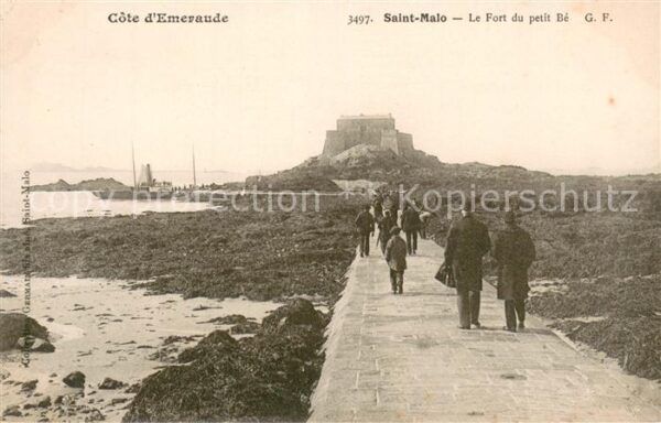 Saint-Malo 35 Le Fort du petit Bé Côte d_Emeraude