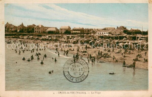 Croix de Vie Vendee La plage
