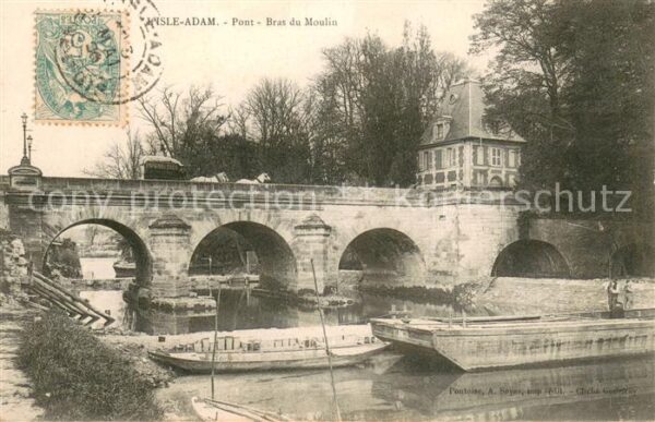 Isle Adam Pont Bras du Moulin