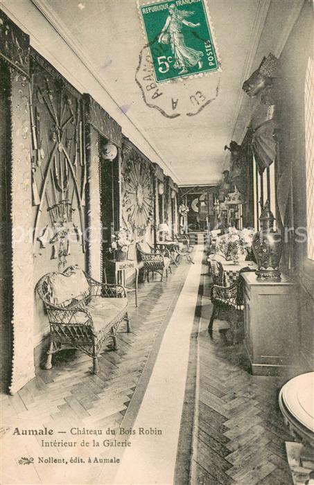 Aumale 76 Chateau du Bois Robin Interieur de la G