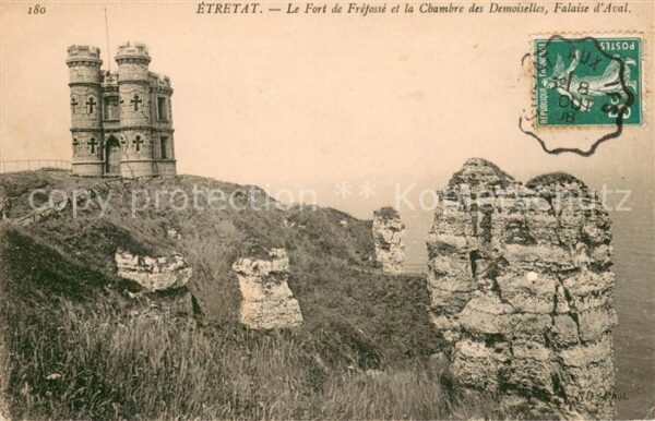Etretat Le Fort de Frefosse et la Chambre des D