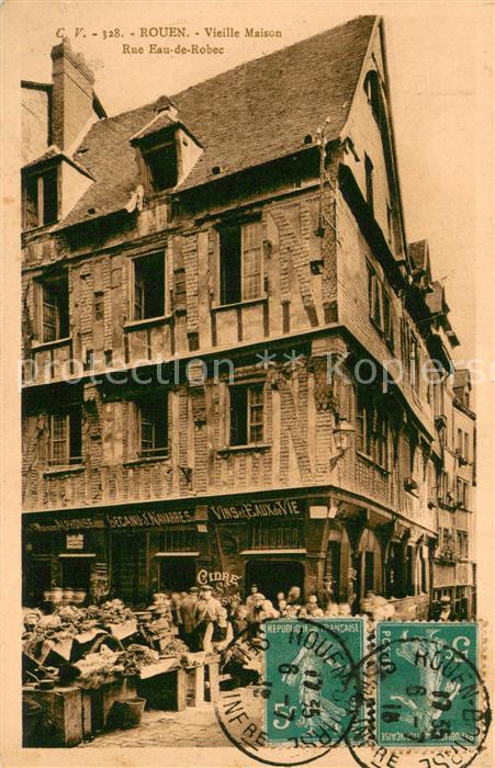 Rouen Vieille Maison Rue Eau de Robec