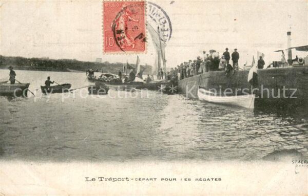 Le Treport Depart pour les regates