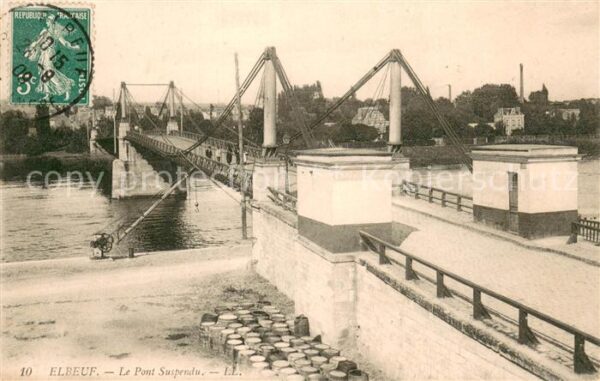 Elbeuf 76 Le Pont Suspendu