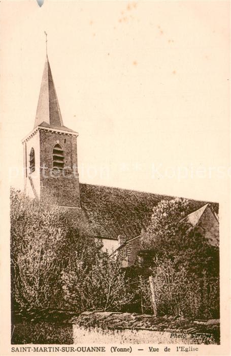 Saint-Martin-sur-Ouanne Vue de l'Eglise