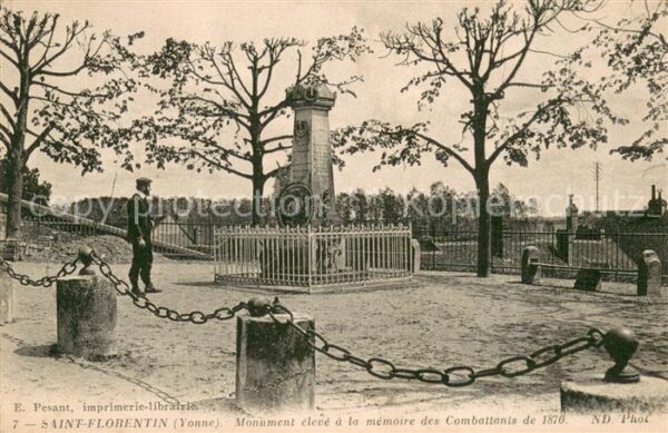 Saint-Florentin 89 Monument eleve a la memoire des Combatt