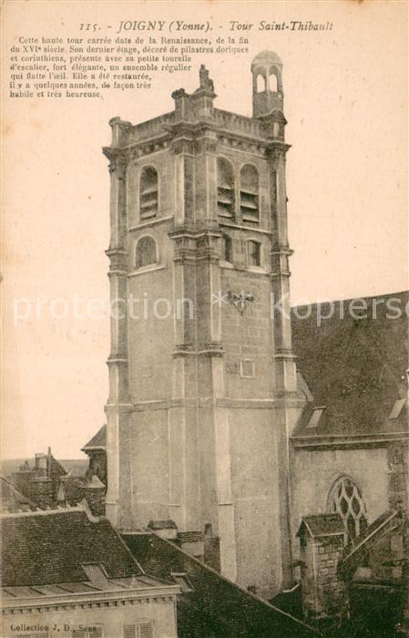 Joigny Yonne Tour Saint Thibault