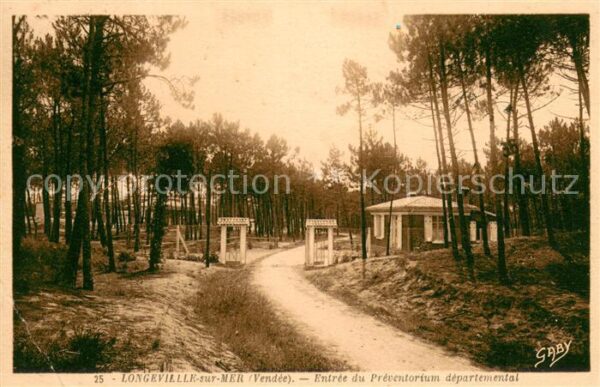 Longeville-sur-Mer Entree du Preventorium departemental