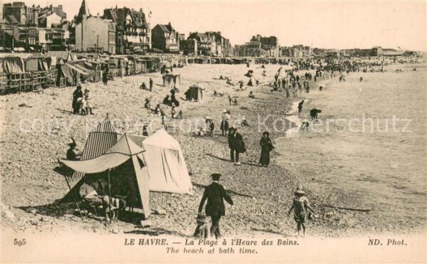 Le Havre La Plage a l’Heure des Bains