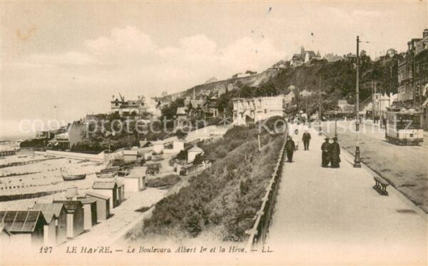Le Havre Le Boulevard Albert I et la Heve