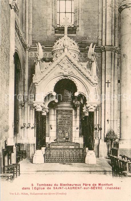 Saint-Laurent-sur-Sevre Tombeau du Bienheureux Pere de Montfort