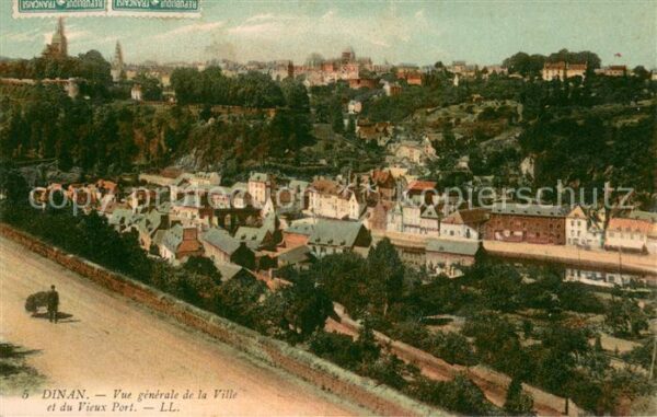 Dinan 22 Vue generale de la Ville et du Vieux Po