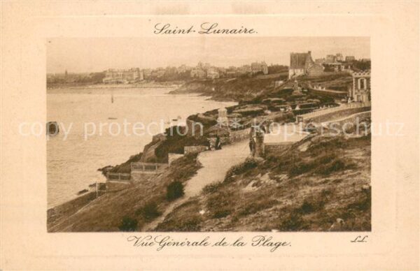 Saint-Lunaire Vue generale de la Plage