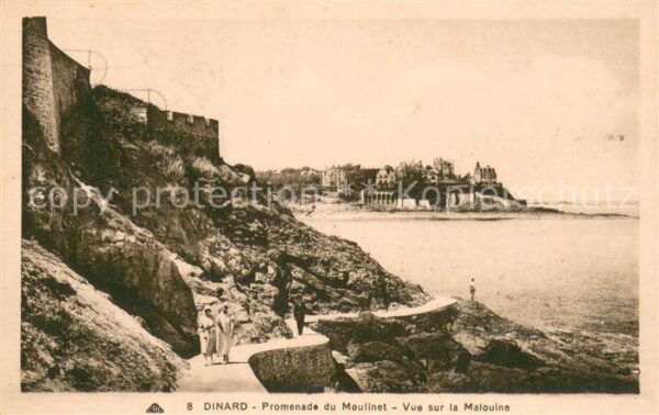Dinard 35 Promenade du Moulinet Vue sur la Maloui