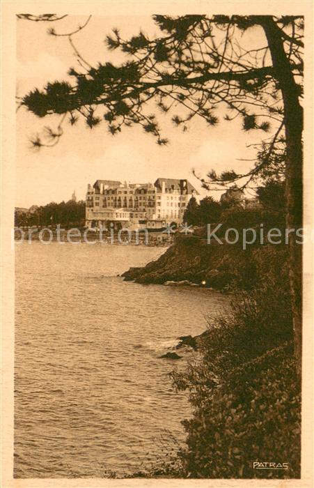 Saint-Lunaire Le Grand Hotel a maree haute