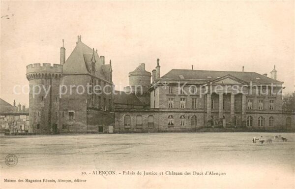 Alencon 61 Palais de Justice et Chateau des Ducs d