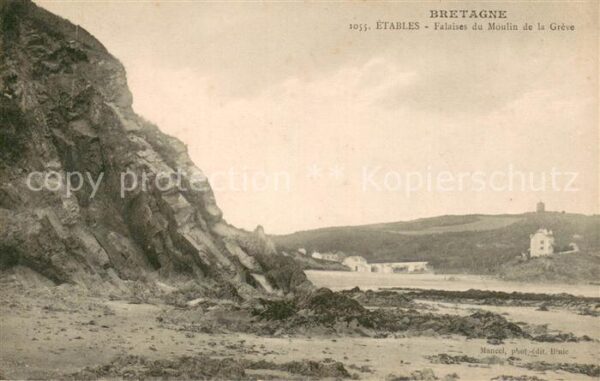 Etables-sur-Mer Cotes-d Armor Falaises du Moulin de la Greve