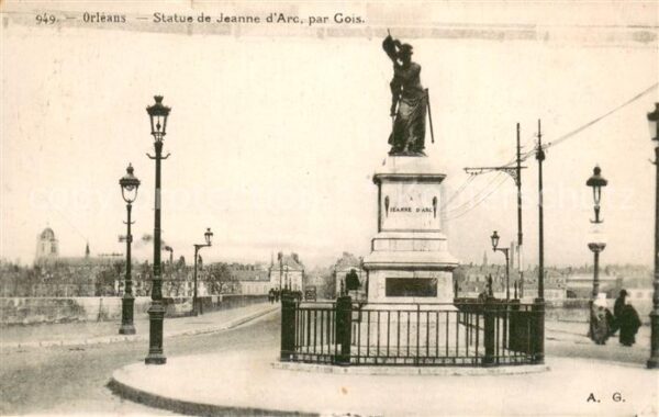 Orleans Loiret Statue de Jeanne d’Arc par Gois