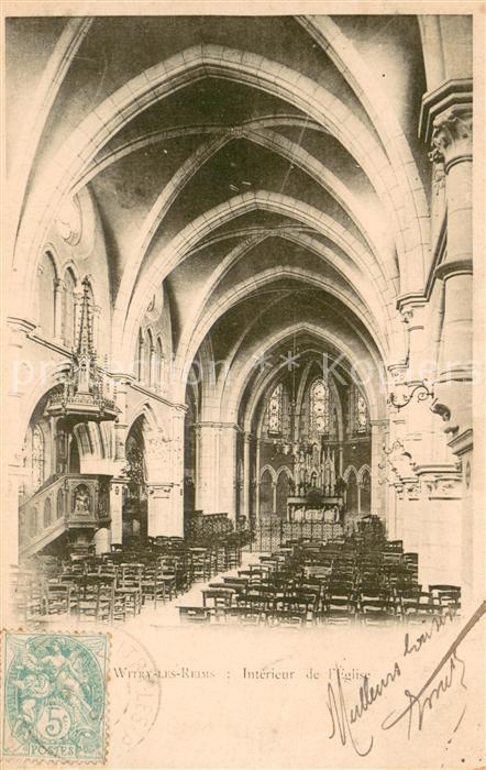 Witry-les-Reims Interieur de l'Eglise