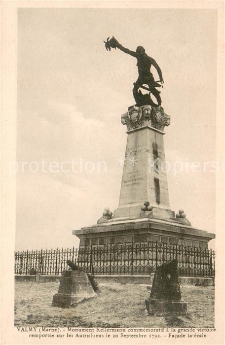Valmy Marne Monument Kellermann commemoratif a la g