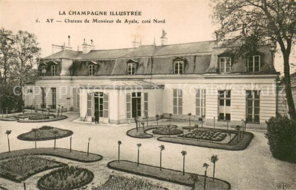 Ay 51 Marne Chateau de Monsieur de Ayala cote Nord