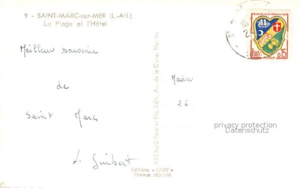 St-Marc-sur-Mer St-Nazaire 44 Plage et Hotel – Bild 2