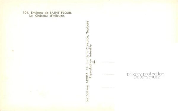 Saint-Flour Cantal Chateau d Alleuze – Bild 2