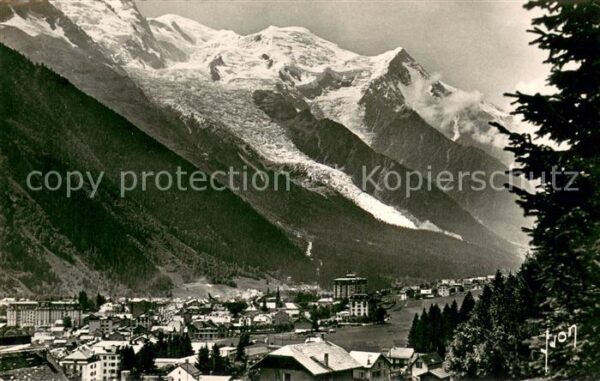 Chamonix avec Mont Blanc