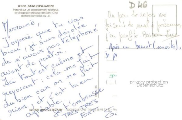 Saint-Cirq-Lapopie Fliegeraufnahme Le Lot – Bild 2