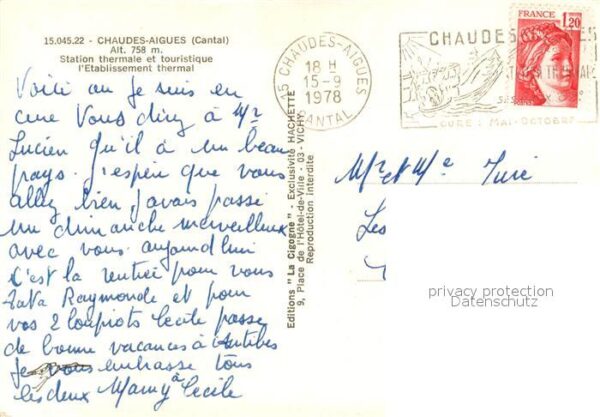Chaudes-Aigues Etablissement Thermal – Bild 2