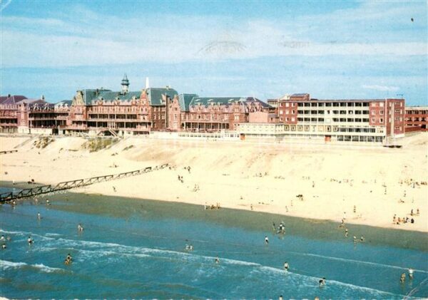 Berck-Plage Fliegeraufnahme Plage Institut Calot