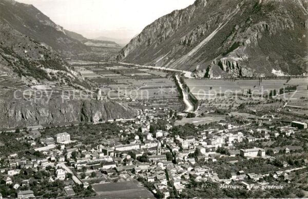 Martigny VS Vue generale aerienne