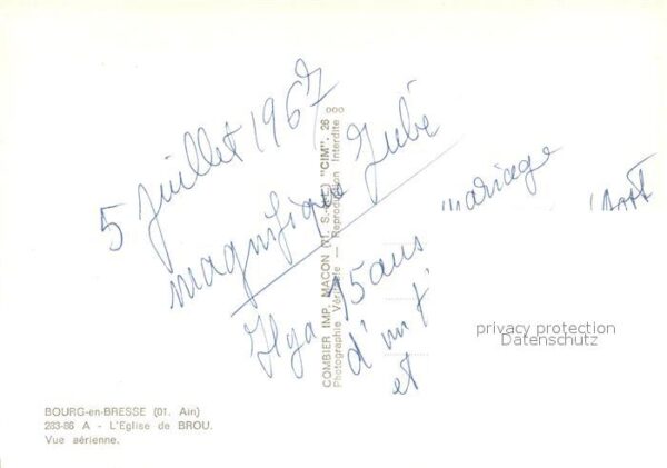 Bourg-en-Bresse Eglise de Brou Vue aerienne – Bild 2