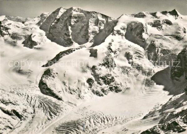 Piz Palue Fliegeraufnahme
