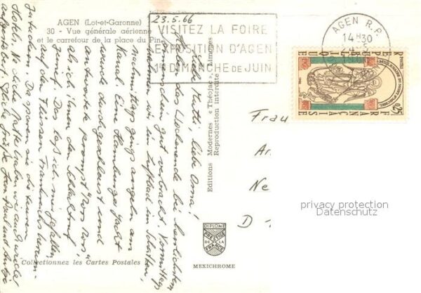 Agen Lot et Garonne Vue generale aerienne et le carrefour d – Bild 2