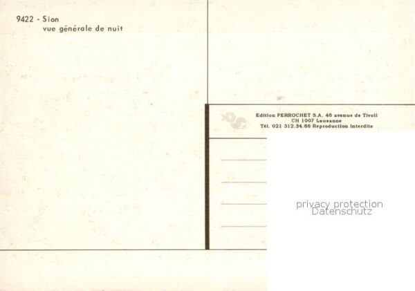Sion VS Vue generale de nuit – Bild 2